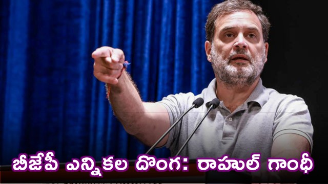 Rahul Gandhi Alleges BJP Election Theft in Bengal Assam