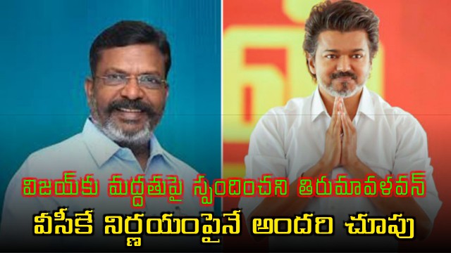 Thirumavalavan Responds to Vijay Support VCK Decision in Focus