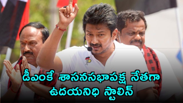 Udhayanidhi Stalin Appointed DMK Legislative Party Leader