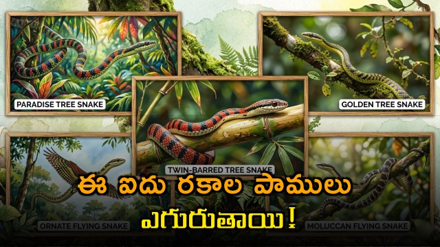 Flying Snakes Five Types of Snakes That Fly