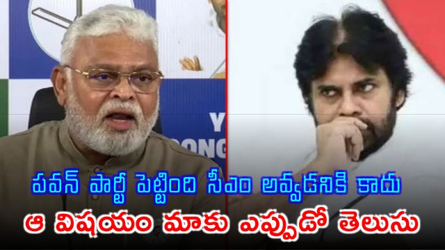 Ambati Rambabu Criticizes Pawan Kalyans Political Goals