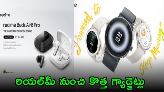 Realme Buds Air8 Pro and Watch S5 Feature Loaded Gadgets