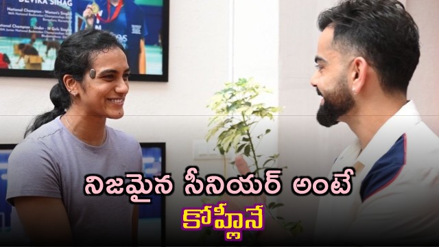 PV Sindhu Praises Virat Kohli as True Senior