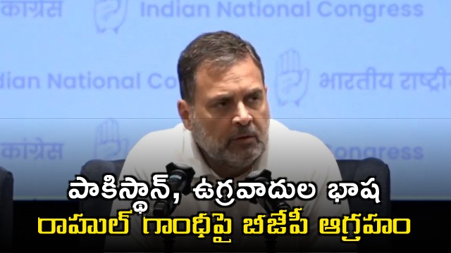 Rahul Gandhi Remarks Draw Ire from BJP