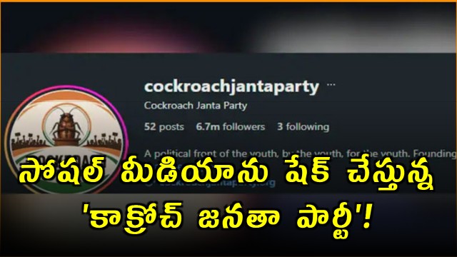 Cockroach Janta Party Gets Over 6 Million Instagram Followers