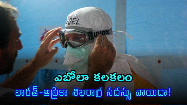 India Africa Summit Postponed Due to Ebola Outbreak