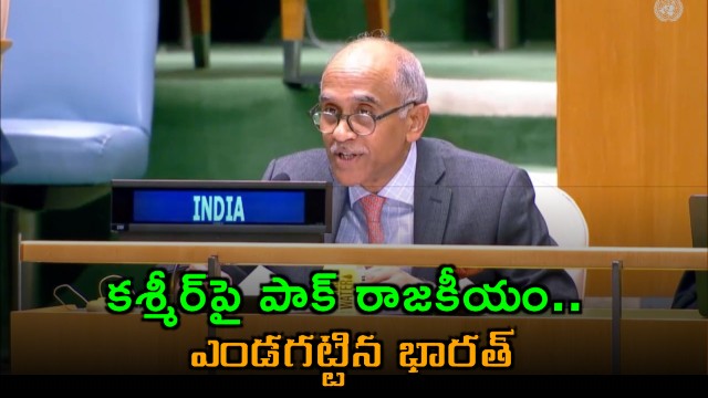 India Slams Pakistan at UN Over Kashmir Remarks
