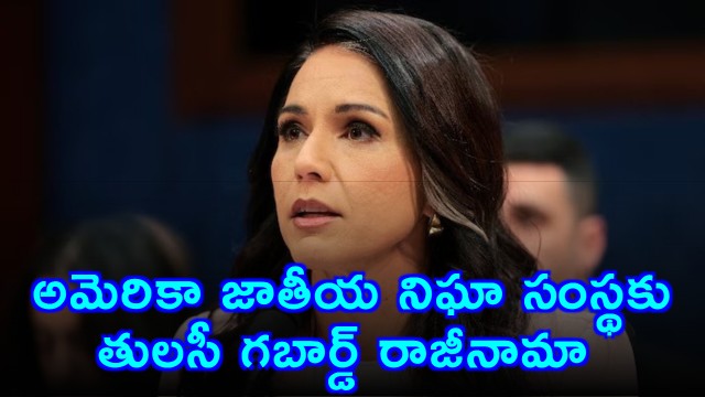Tulsi Gabbard Resigns from US National Intelligence