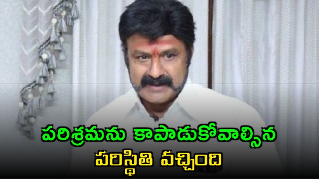 Nandamuri Balakrishna says need to protect Telugu film industry