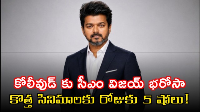 Vijay Government Allows 5 Shows a Day for New Tamil Movies