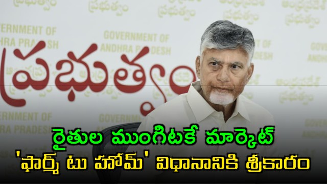 Chandrababu Naidu Introduces Farm to Home System for Farmers