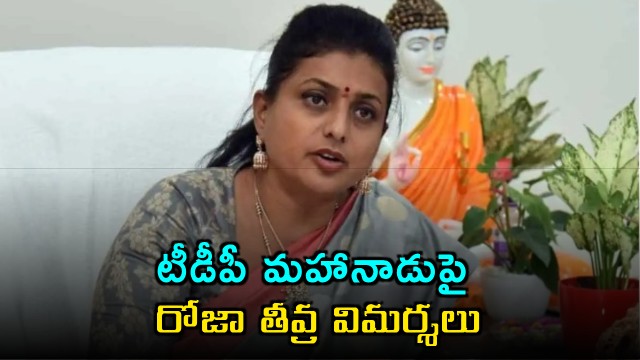 RK Roja Attacks TDP Mahanadu