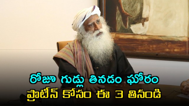 Sadhguru Says Eating Eggs Daily is Terrible Eat These 3 For Protein