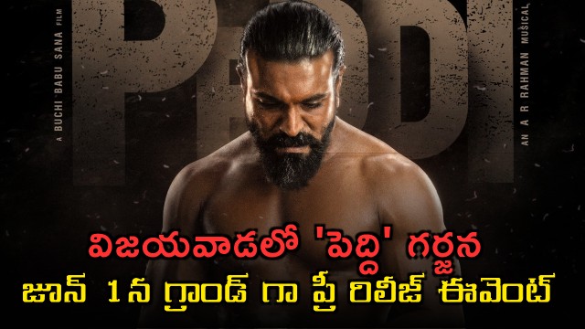 Ram Charan Peddi Pre Release Event in Vijayawada June 1
