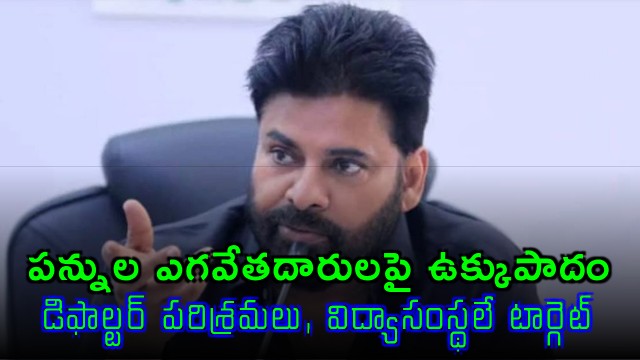 Pawan Kalyan targets tax evaders industries educational institutions