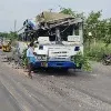 Sand Laden Lorry Collides With RTC Bus