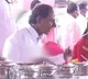 CM KCR menu in Vasalamarri grand dining