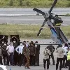 Colombian President Says Helicopter Hit By Gunfire
