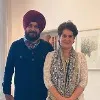 Navjot Sidhu meets Priyanka Gandhi