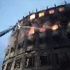 Huge fire broken out in a food factory in Bangladesh