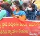 Out sourcing nurses in Hyderabad holds protest