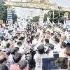 Protest against vizag steel plant privatisation