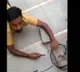 UP Man tries to cut illegal power connection