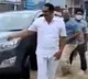 TRS MLA Sridhar Reddy car stuck in flood water