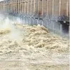 flood water coming to jurala project from Upper areas