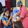 People Heavily Gathered For Second Dose In Khammam
