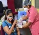 People Heavily Gathered For Second Dose In Khammam