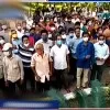 Mansas Trust College employees protests at EO chamber