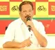 Nakka Anand Babu protests at Nallapadu police station