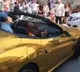 Anand Mahindra responds to golden ferrari car in USA