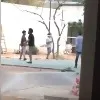 NTR and Rajamouli plays volleyball