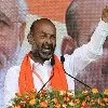 Will distribute KCR farm house to poor says Bandi Sanjay
