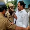 Nakka Anand Babu gets anger on police at his residence