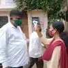 Odisha MLA Purna Chandra Swain attends tenth class exams