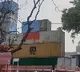 Police Use Containers As Walls At Red fort For Independence Day