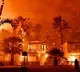 Greece suffers with massive wildfire
