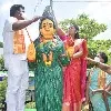 AP Deputy CM Pushpa Srivani dances with tribals