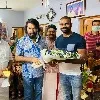 Malayala superstar Mammutti surprises Indian hockey team goalkeeper Sreejesh