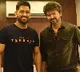 Dhoni met Hero Vijay at Beast sets