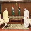 Lok Sabha Speaker Om Birla and Rajya Sabha Chairman Venkaiah Naidu held meeting