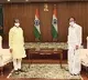 Lok Sabha Speaker Om Birla and Rajya Sabha Chairman Venkaiah Naidu held meeting