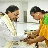 Rakshabandhan celebrations at CM KCR residence