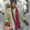 women thrown ink union minister pasupati kumar paras