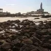 Sea water went back in Kanyakumari