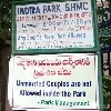 Banner creates outrage at Hyderabad Indira Park
