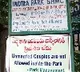 Banner creates outrage at Hyderabad Indira Park